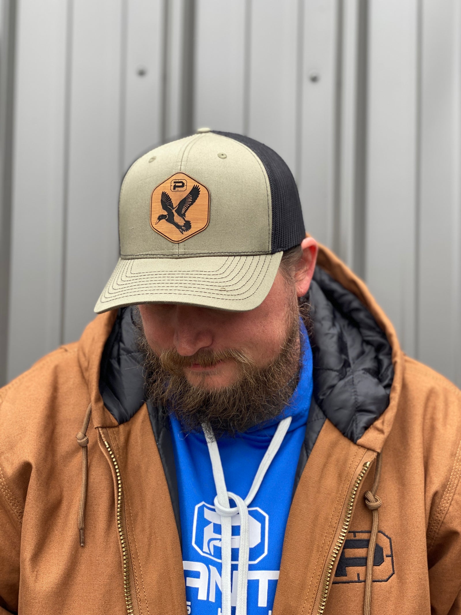 Phantom Structured Outdoors Duck Leather Patch Hat