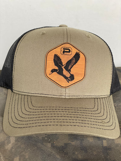 Phantom Outdoors Duck Leather Patch Hat