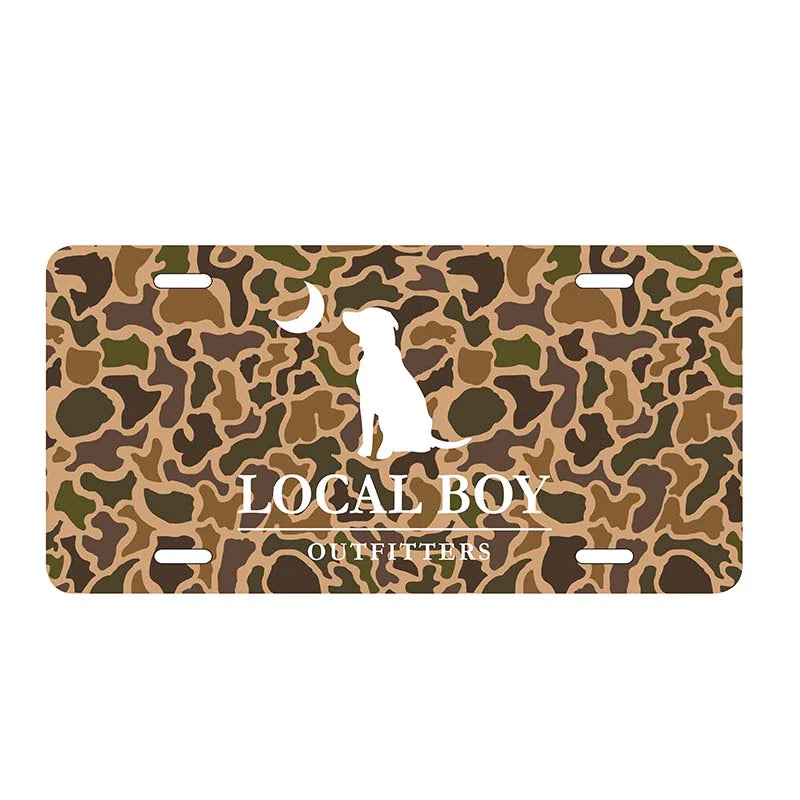 Local Boy License Plate