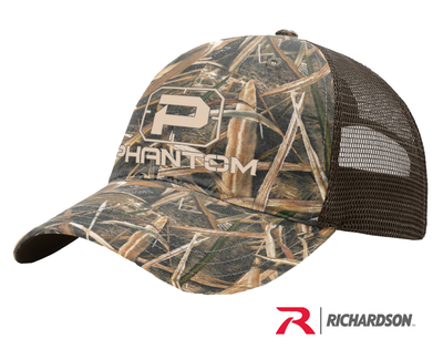 Phantom Camo Richardson Unstructured Trucker Hats