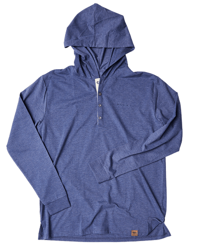 Banded Five Oaks Hooded Henley