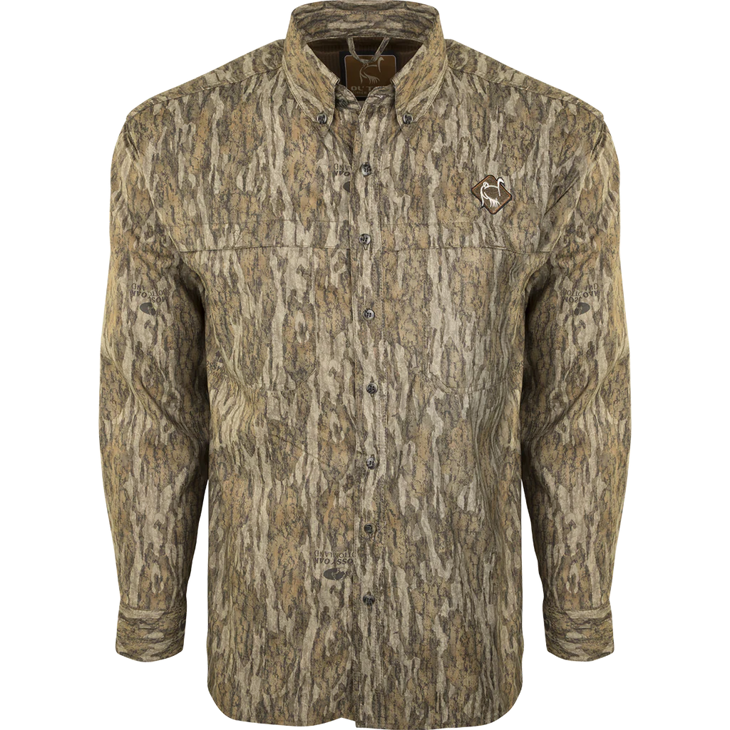 Drake Youth Mesh Back Flyweight Shirt 2.0 - Bottomland