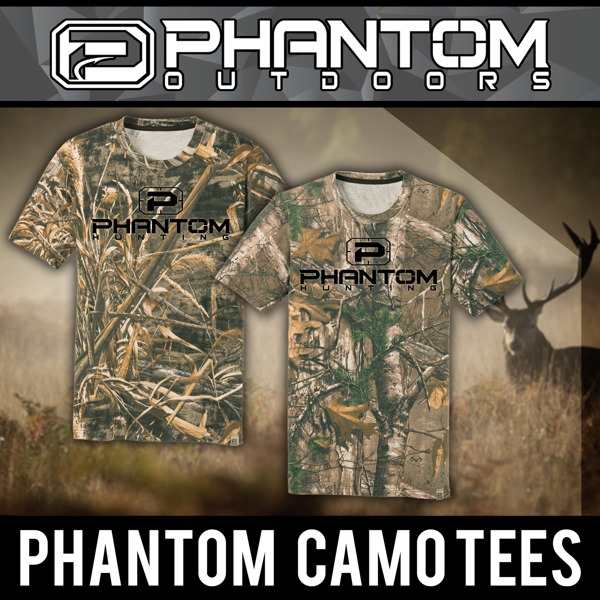Phantom Hunting Camo Tees