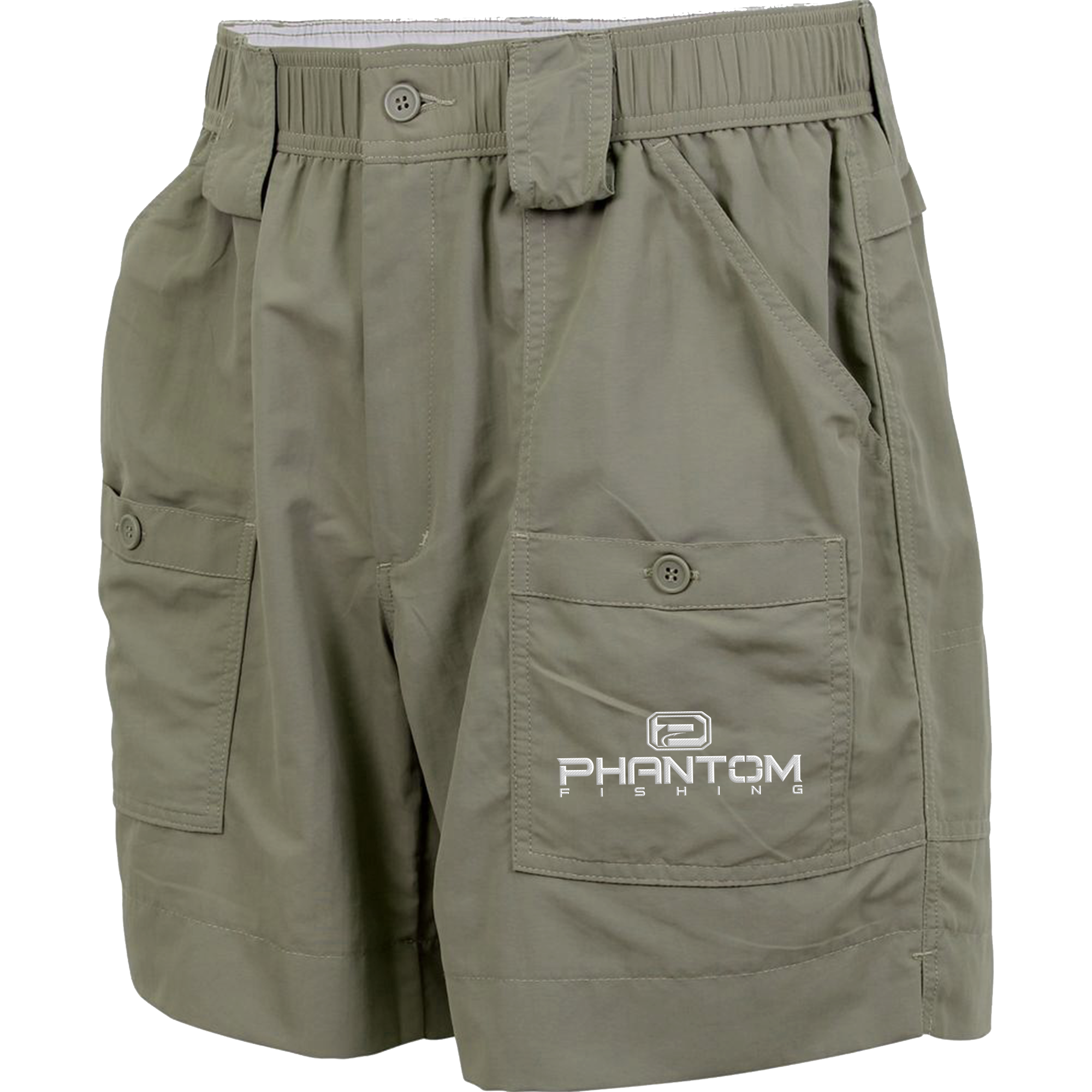 Khaki hot sale fishing shorts