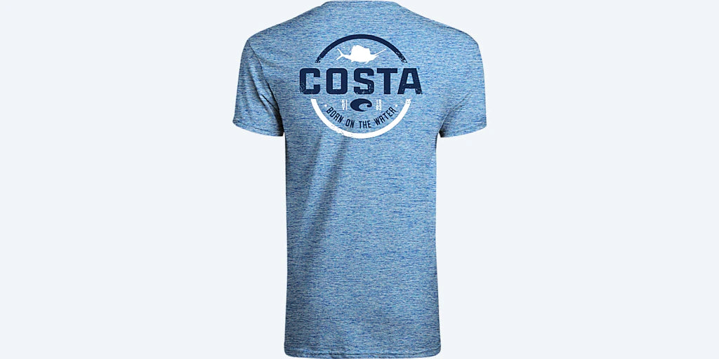 Costa Del Mar Tech Insignia Sailfish Performance Short Sleeve Shirt