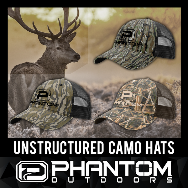 Phantom Camo Richardson Unstructured Trucker Hats - Phantom Outdoors