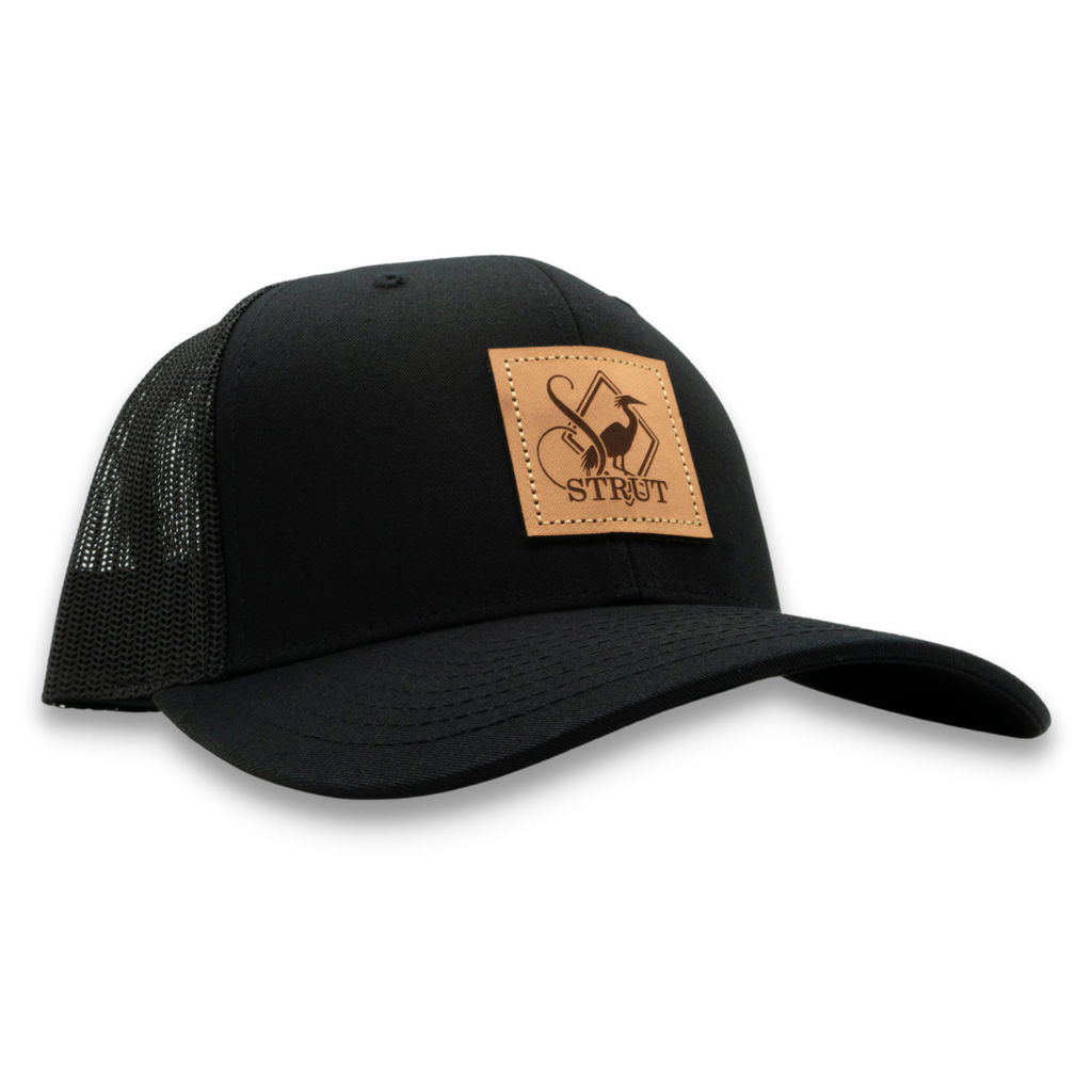 Southern Strut Leather Logo Patch Hat