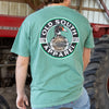 Old South Circled Woodie S/S - Light Green