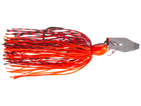 Z-man Diezel Chatterbait 1/4 Oz - Gold Rush (Gold Blade/Red Head)