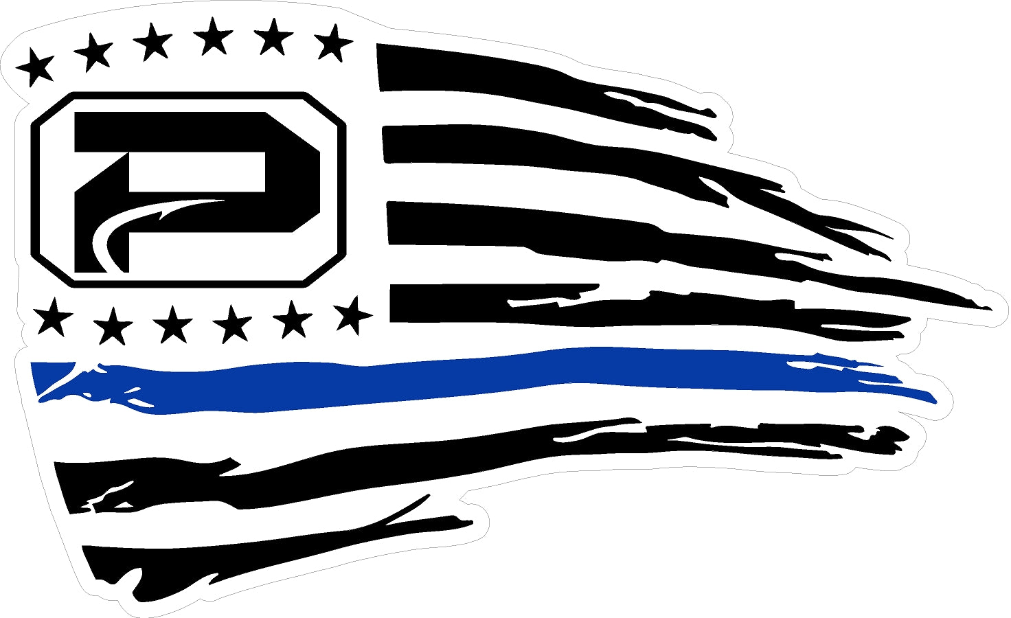 PHANTOM POLICE/LEO HERO Decal