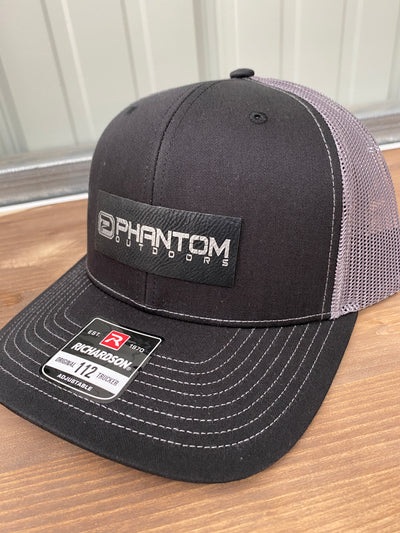Phantom Outdoors Black Patch Hats