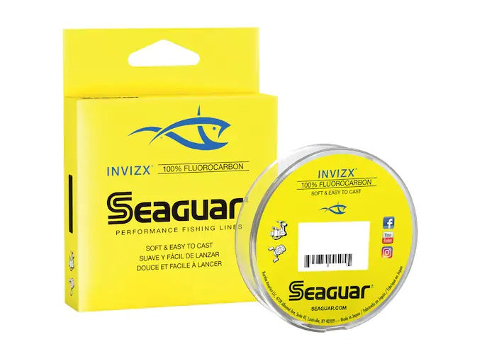 Seaguar InvizX 100% Fluorocarbon Line 200yd