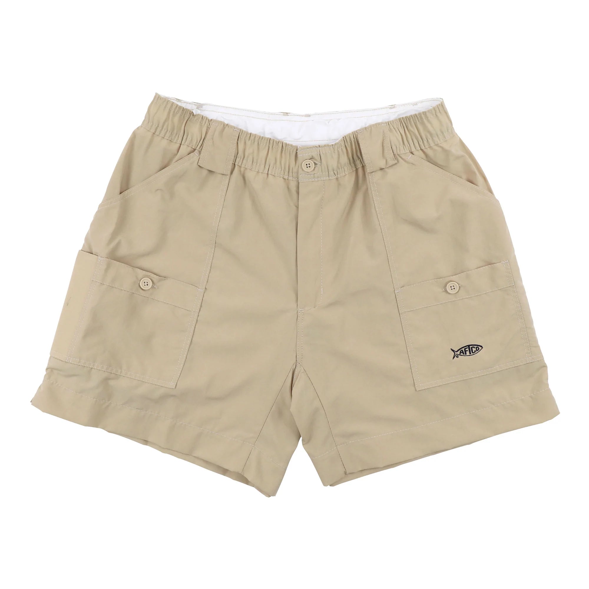 Aftco M01 Original Fishing Shorts 6" Inseam Khaki