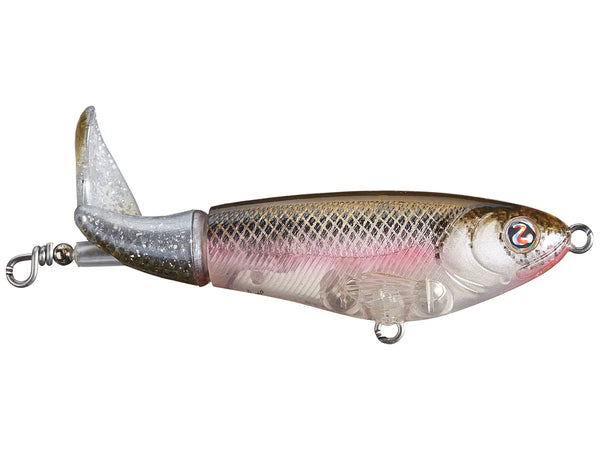 10x Whopper Plopper Topwater Esche Galleggianti Coda Rotante Per Bass, Luccio E Trota – 4,5”