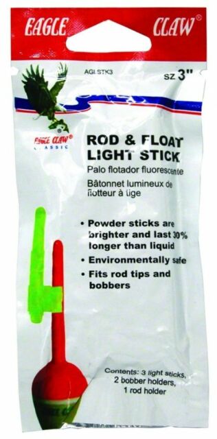 EAGLE CLAW UNIVERSALLIGHT STICKS 3 GREEN GLOW