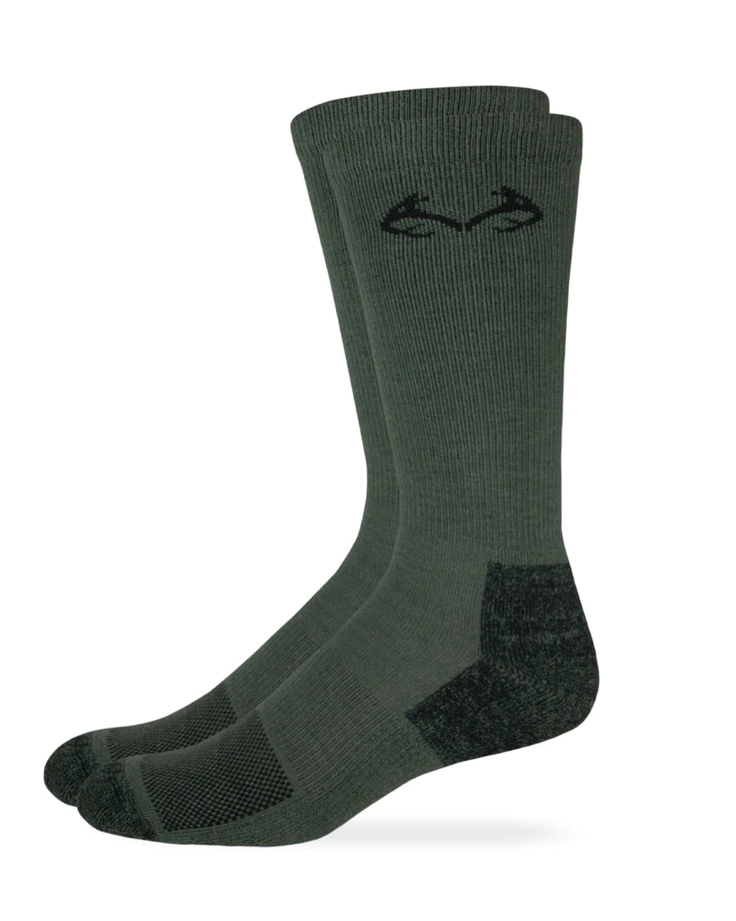 Realtree Men's Insect Shield Ultra-Dri Crew Socks - 1 Pair