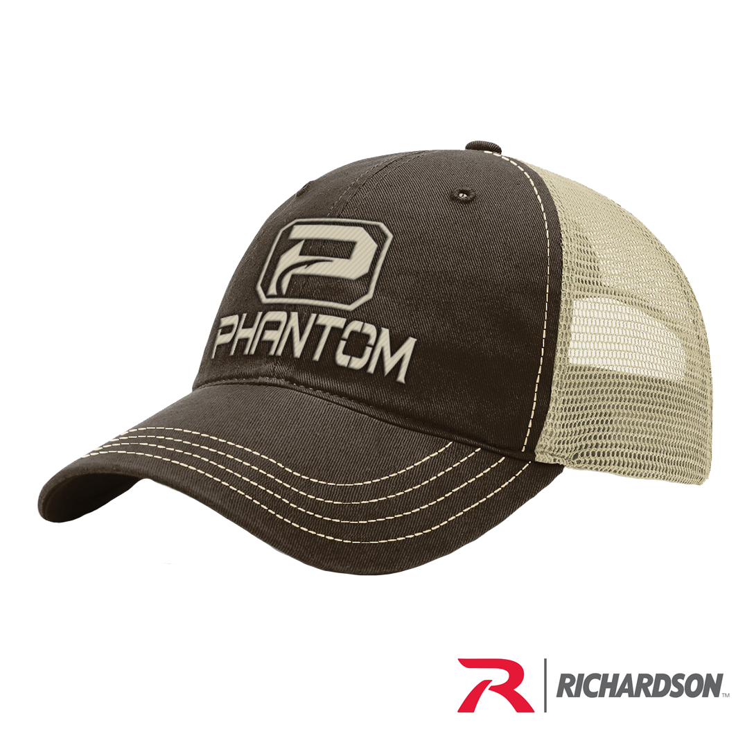 Phantom Soft Unstructured Trucker Hats Brown/Khaki