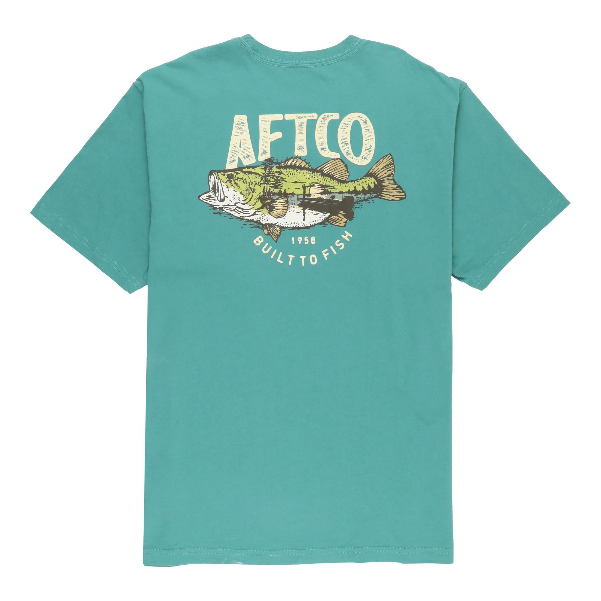Aftco MT1382 WILD CATCH SHIRT- BOTTLE GREEN - Phantom Outdoors